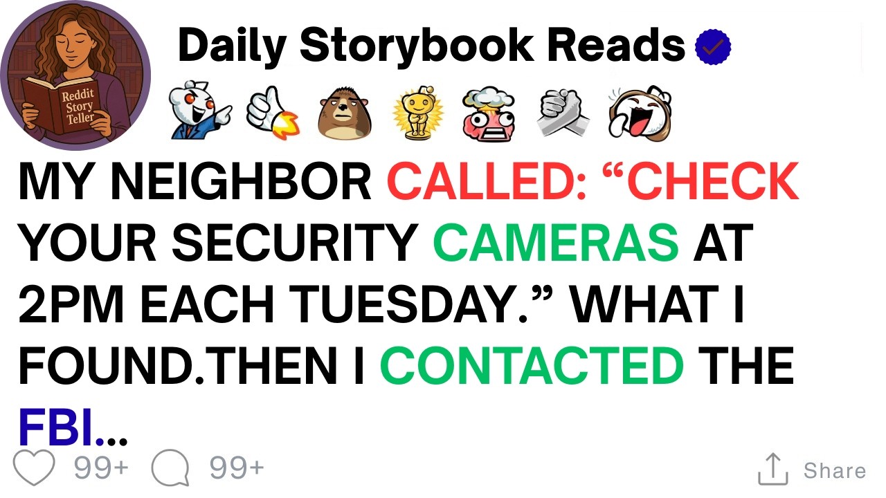 [ Full Story ]My Neighbor Phoned: “Review Your Security Cameras at 2PM Each Tuesday.” What...