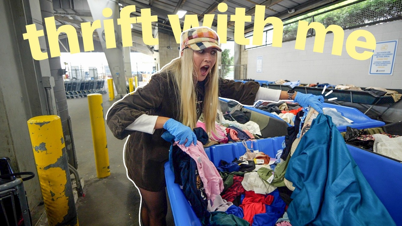 COME THRIFT WITH ME AT THE GOODWILL BINS!!! ✨ everything UNDER $3 thrift store haul! ✨