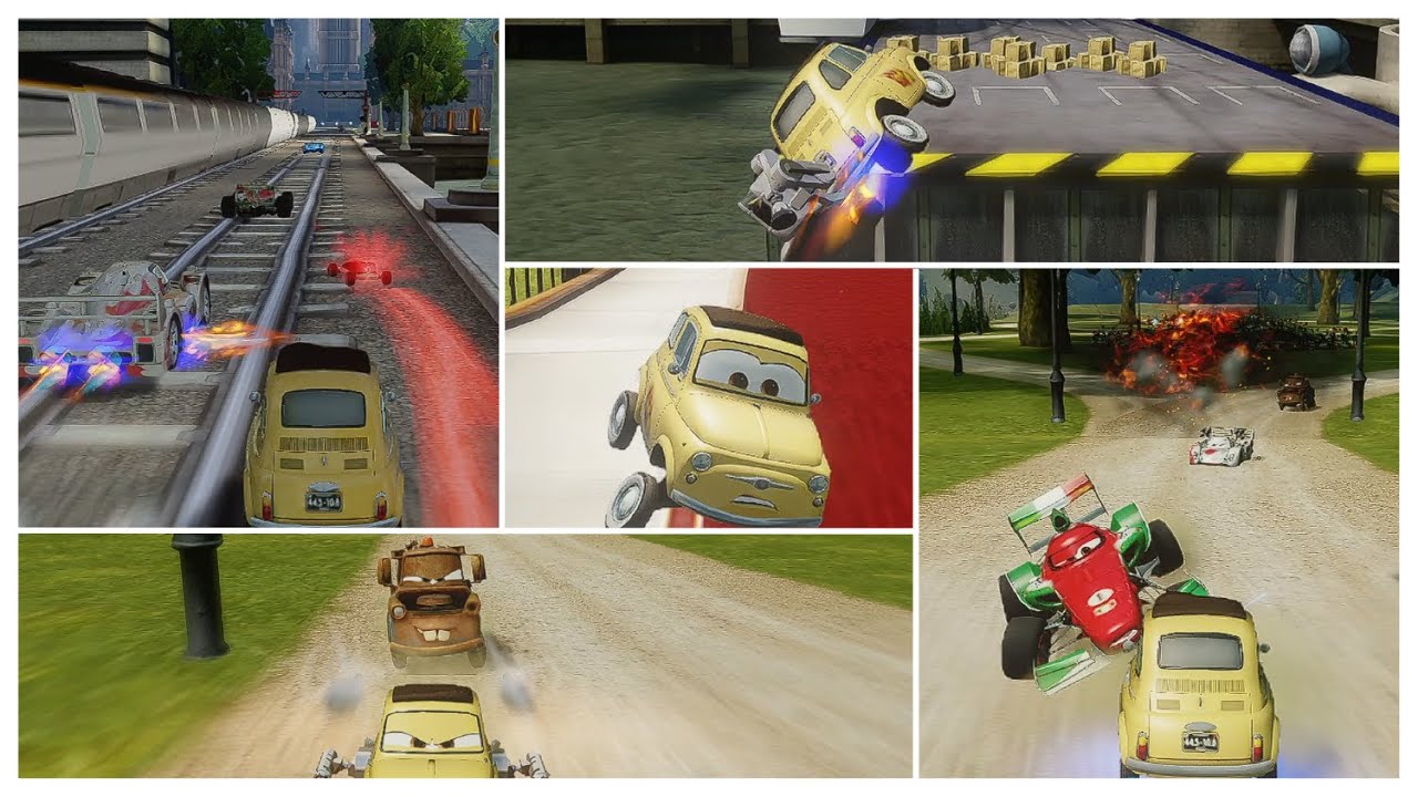 Cars 2 The Video Game | Luigi - Battle Race | Hyde Tour 9 Laps