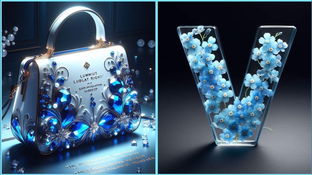 Choose Your Birthday Month And See🤩🤩Your Luxury green Flower bag With Matching🤩you name first letter