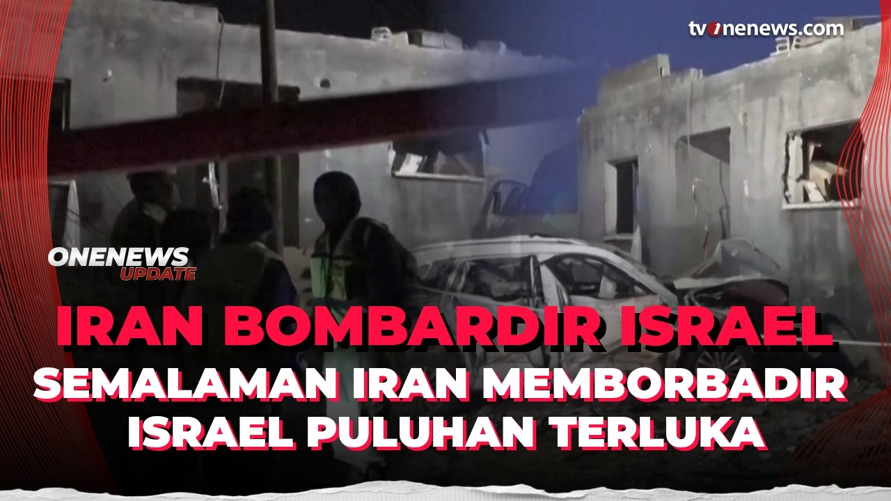 Israel Diguncang Serangan Iran Semalaman, Puluhan Orang Terluka | OneNews Update