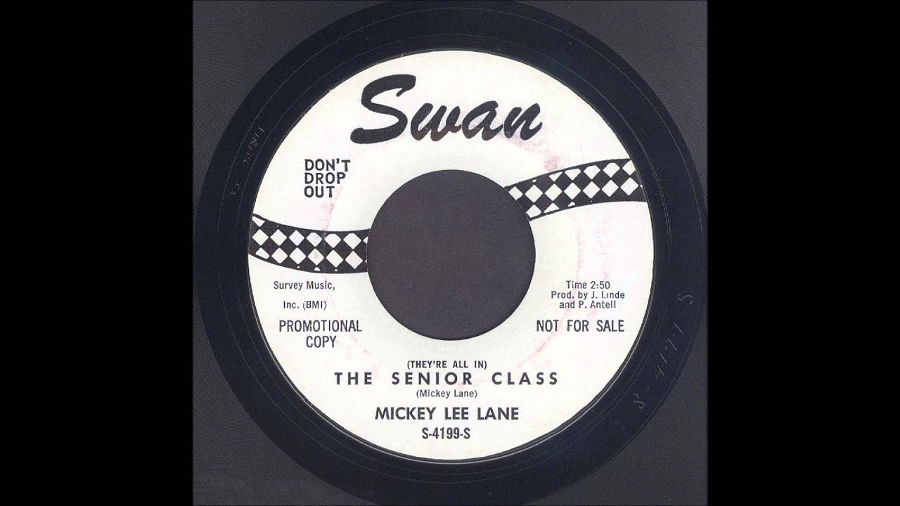 Mickey Lee Lane - Senior Class - Rock & Roll 45