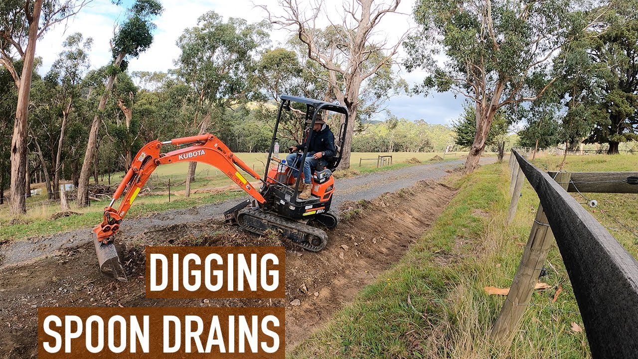 Farm Work - Spoon Drains, Site Cut & Augering - RDH Excavations