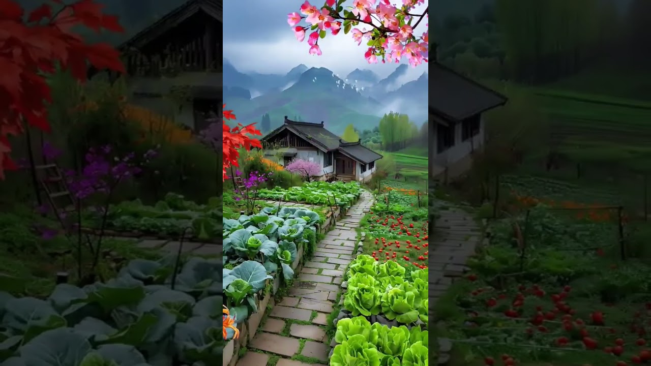 cozy house with Beautiful landscape #countryside