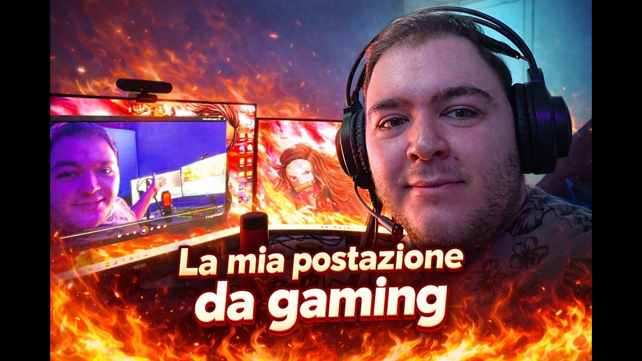 LA MIA POSTAZIONE DA GAMING