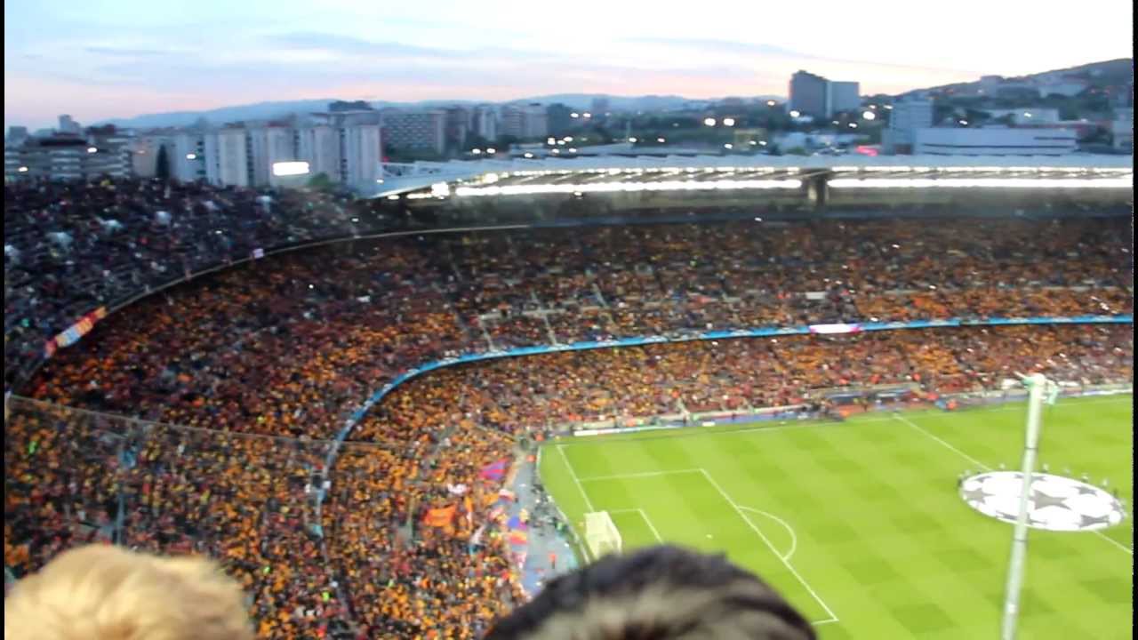 Fans View Barcelona vs. Chelsea 24/04/12 Camp Nou [HD]