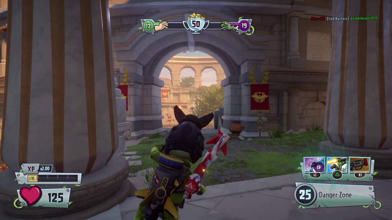 Plants vs Zombies Garden Warfare 2 - Super Long Range ZPG Kill