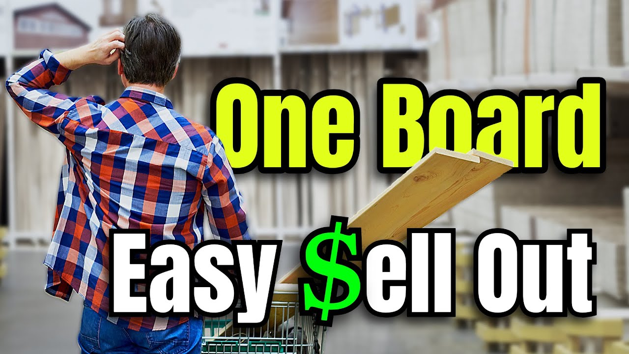 FIVE sell-out Small Projects from a Single 1x6x8. 173 SOLD!