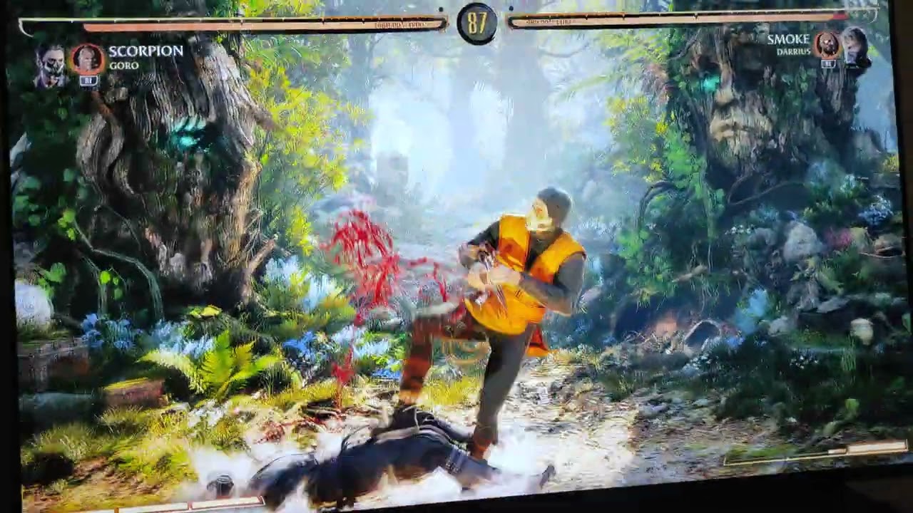 Scorpion vs Smoke Mortal Kombat 1 PS5 #mortalkombat #mortalkombat1#scorpion #smokemortal