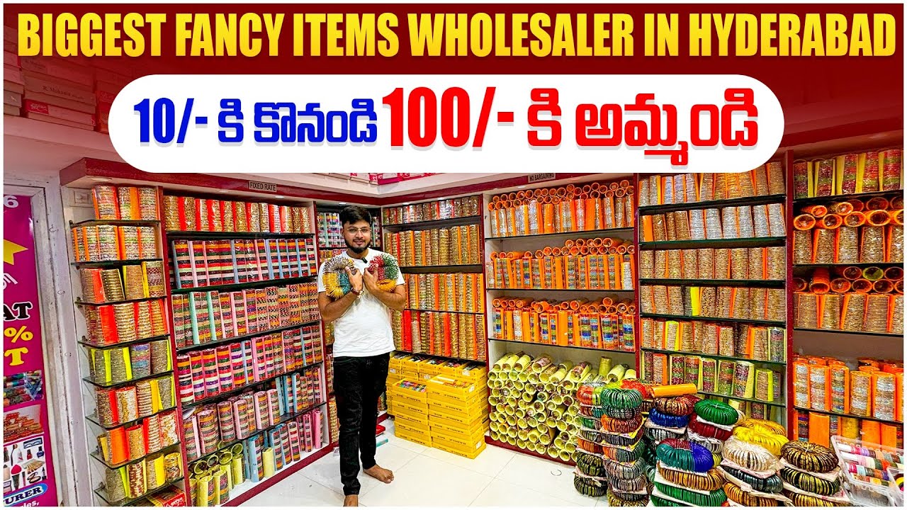 Wholesale Bangles in Begumbazar | Hyderabad Wholesale Market for Fancy Items