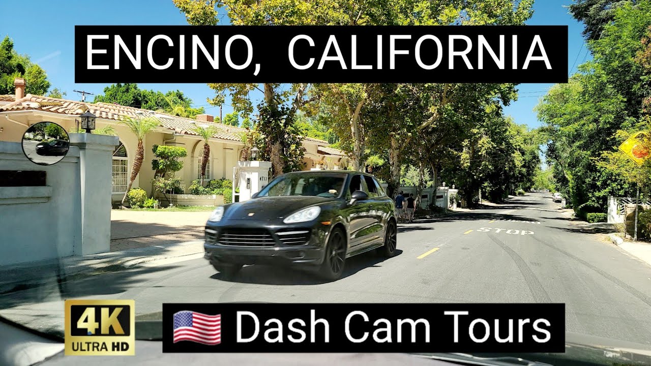 Driving Tour of Encino,  California,  USA 4K Dash Cam Tours 2020