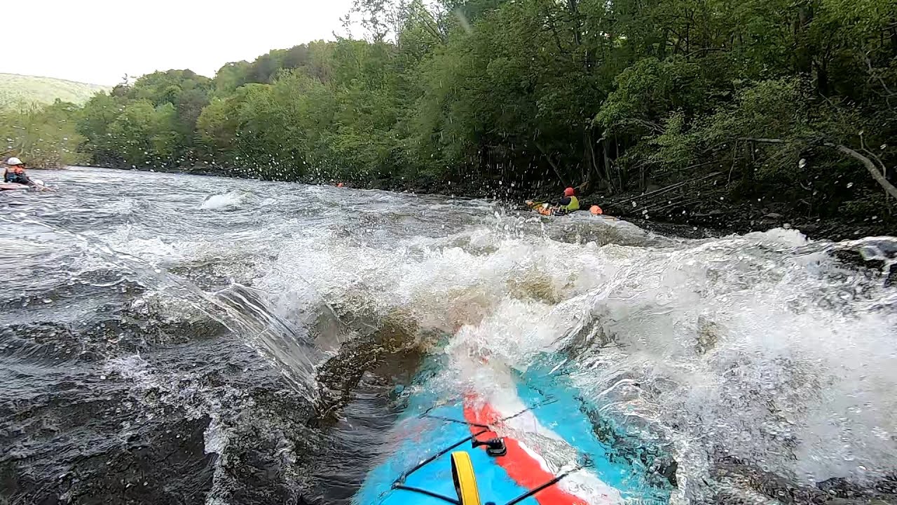 First time Whitewater in a hardshell Kayak