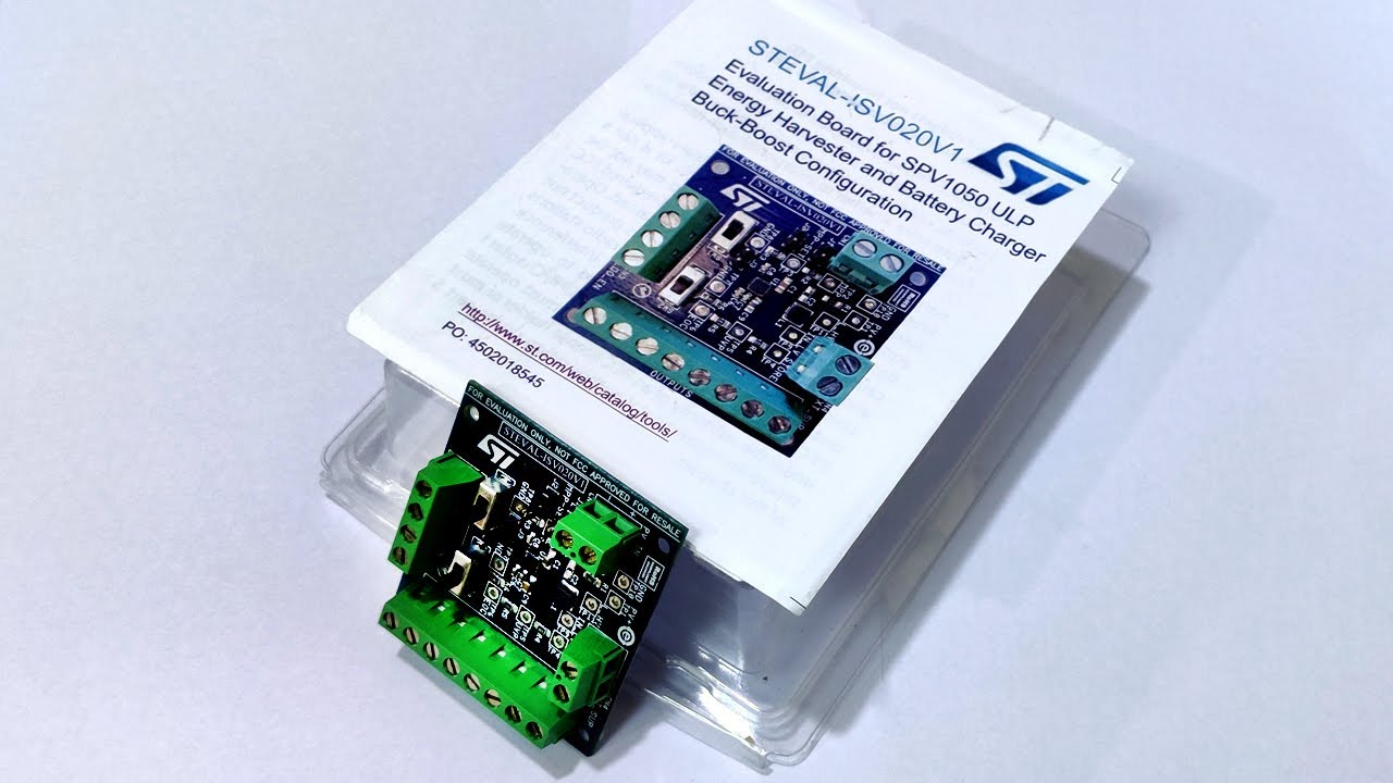 Review: SPV1050 Ultra-Low Power Energy Harvester and Battery Charger