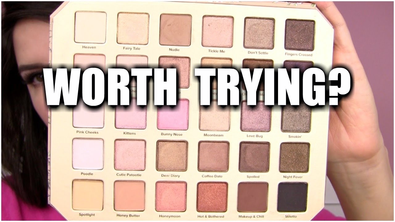 WORTH TRYING? Too Faced Natural Love Palette Review/Tutorials