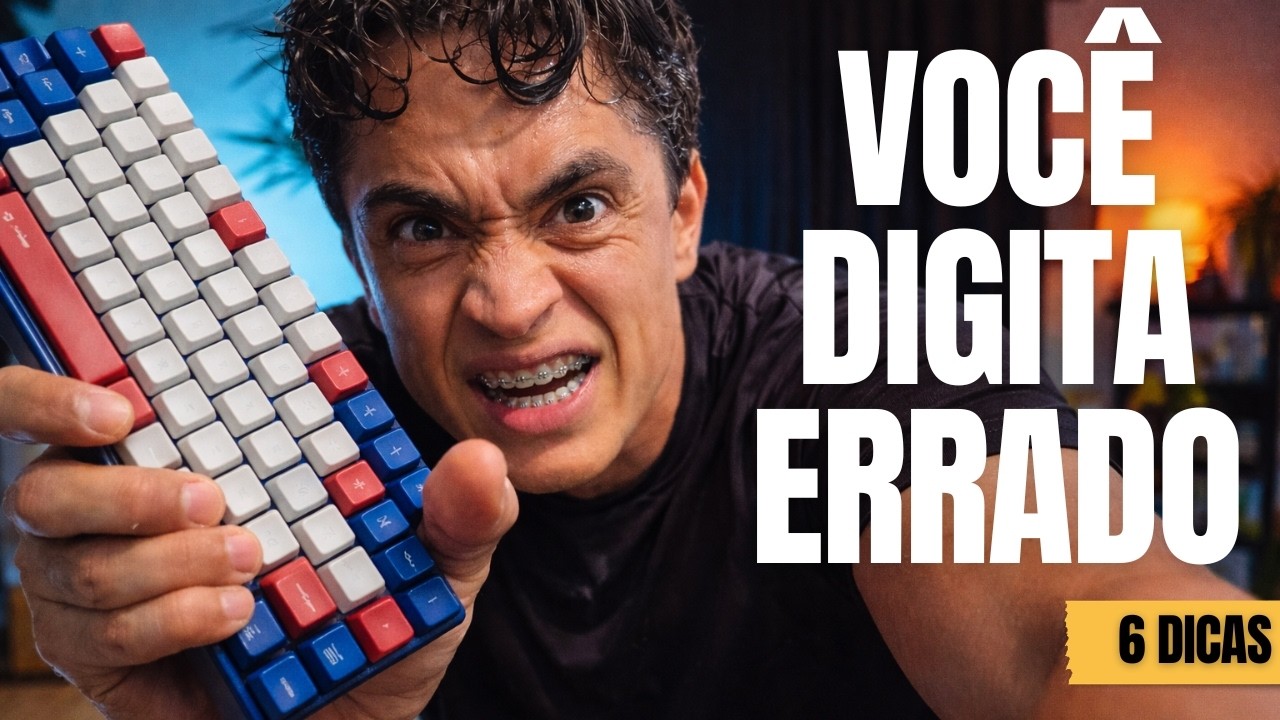 VOCÊ DIGITA ERRADO: 6 dicas pra digitar mais rápido (e ser mais produtivo)