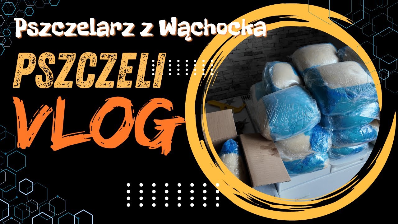 Pszczeli VLOG 40 - otwieranie paczek i listów, karmienie pszczół ciastem, podglądanie pszczół