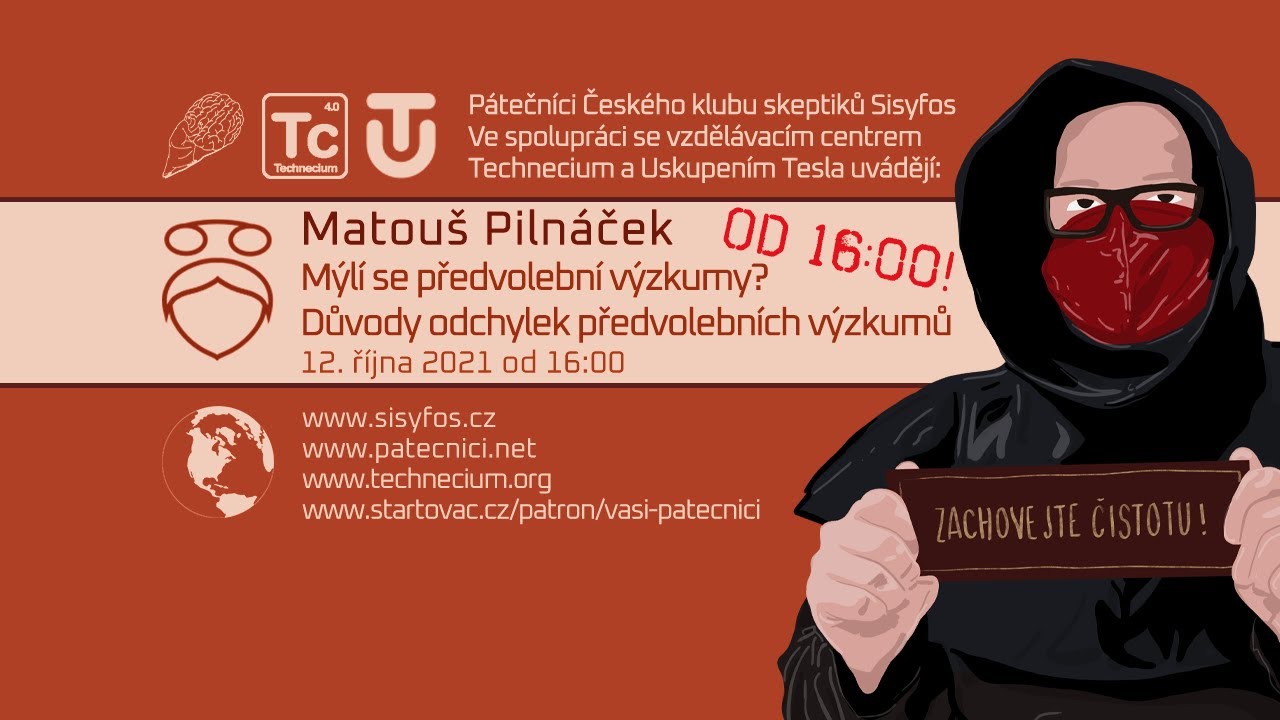 Matou&scaron; Piln&aacute;ček: M&yacute;l&iacute; se předvolebn&iacute; průzkumy? Důvody odchylek předvolebn&iacute;ch v&yacute;zkumů.