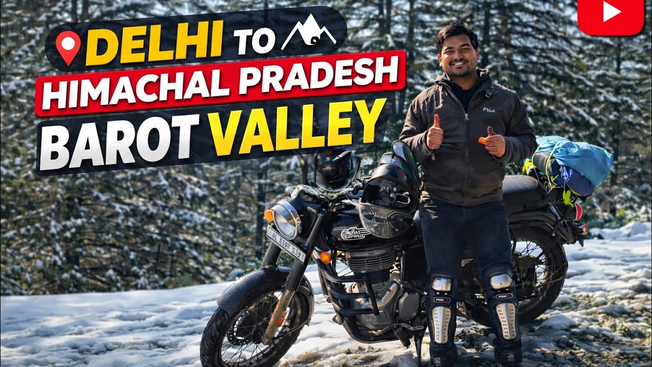 Delhi to Barot Valley Bike Ride || Hidden Gem of Himachal Pradesh || Bike ride 500km