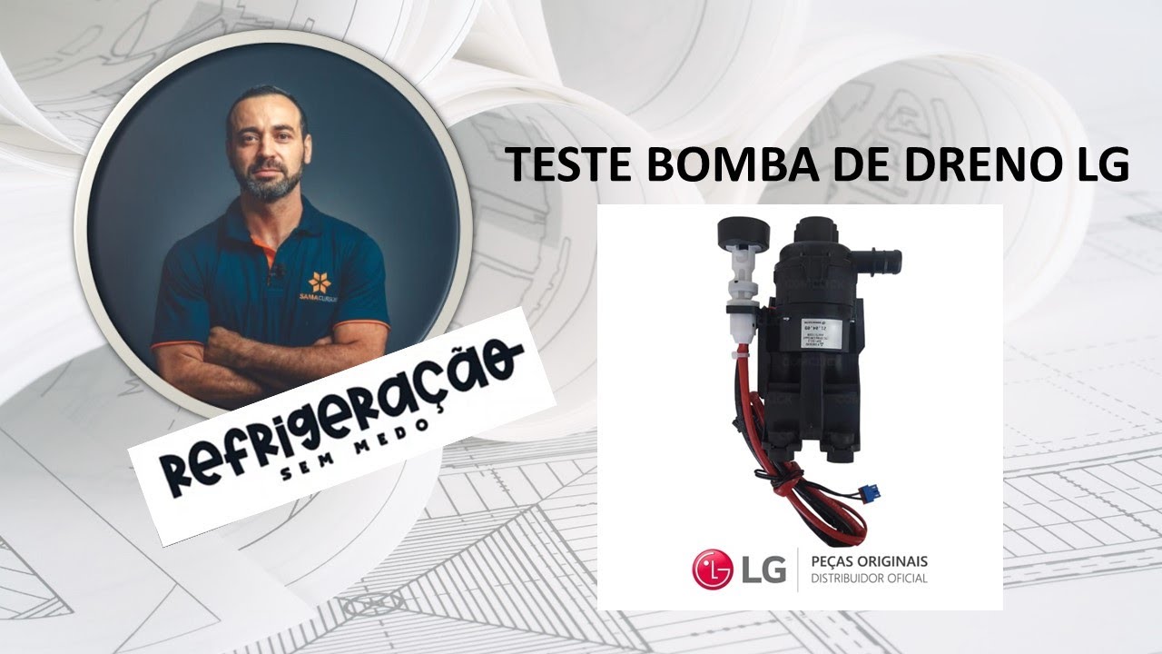Teste Bomba de Dreno Ar Condicionado LG