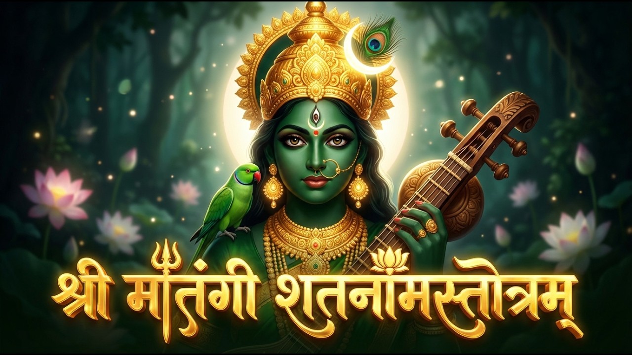 Remove Obstacles: Sh Matangi Shatnam Stotram | 108 Names of Maa Matangi | श्री मातंगी शतनामस्तोत्रम्