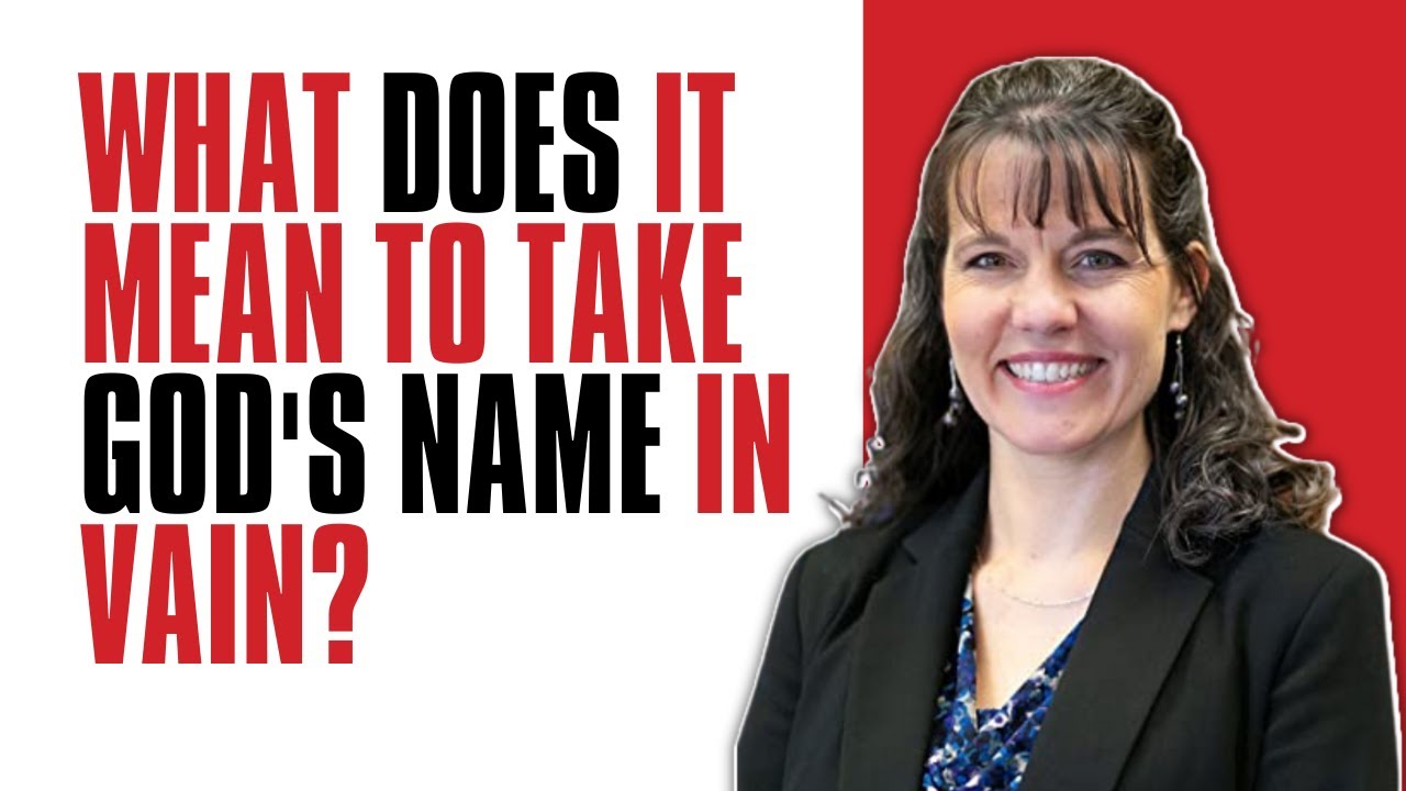 What Does It Mean To Take God's Name in Vain? | Dr. Carmen Imes