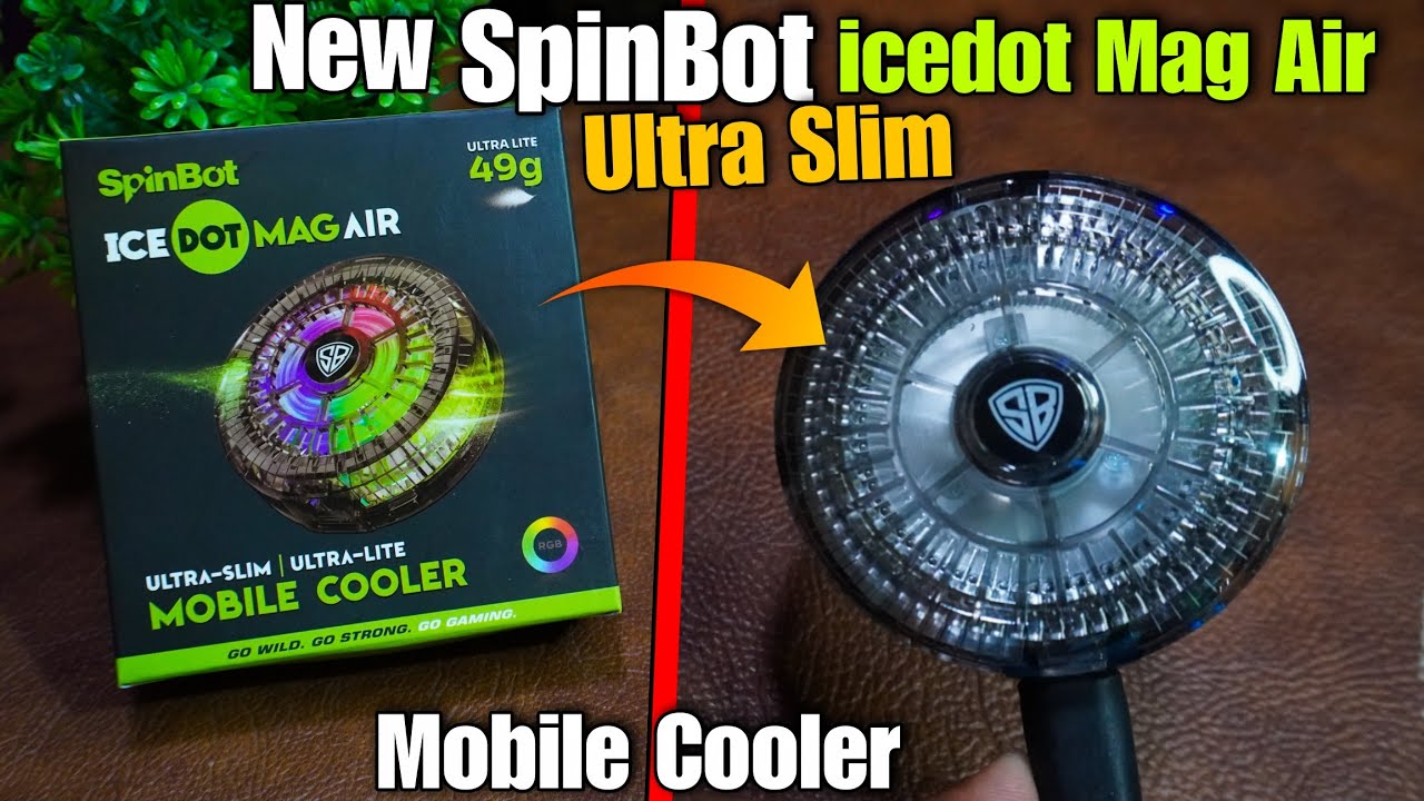 SpinBot IceDot Mag Air Ultra-Slim Mobile Cooler || Don't Buy Without Watching Video || Fact in Tech