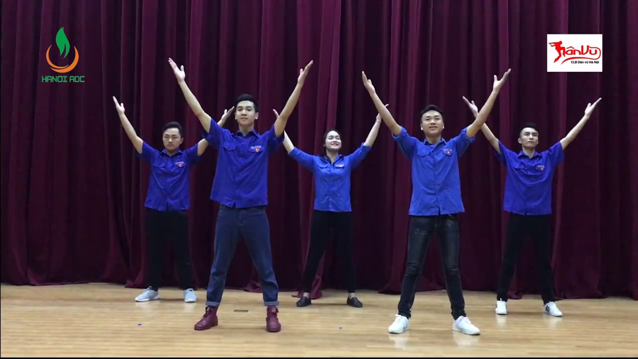 Liên hoan Dân vũ Quốc tế TP Hà Nội 2017: Dân vũ BƯỚC CHÂN THANH NIÊN - HanoiADC