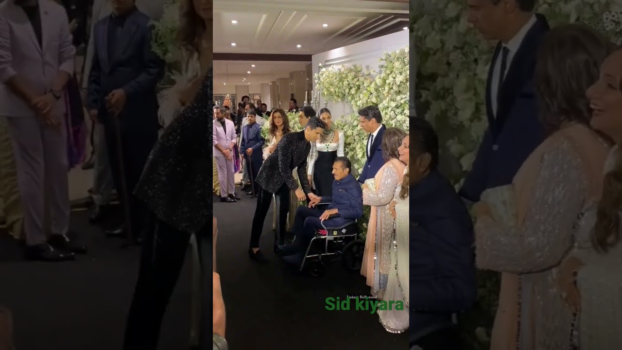 kiyara adwani sidharth Malhotra family photos at wedding reception