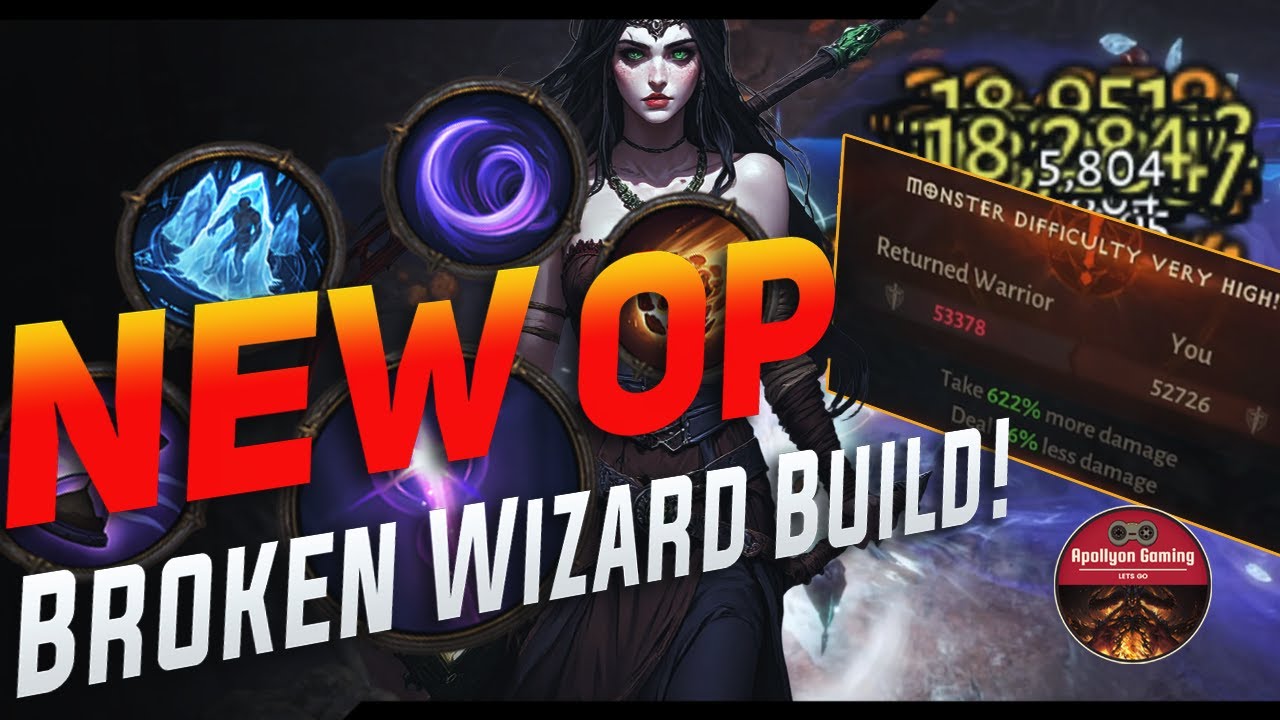 Это самая сломанная сборка Wizard CR на данный момент в Diablo Immortal - 2025