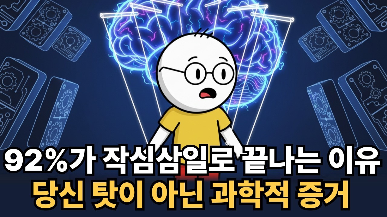 92%가 작심삼일로 끝나는 진짜 이유