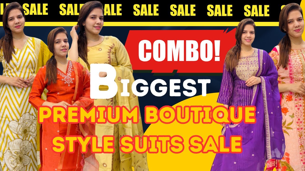 Combo Sale😱 Boutique Style Premium Suits✨🌸 |S to 2XL |☎️7060550902 