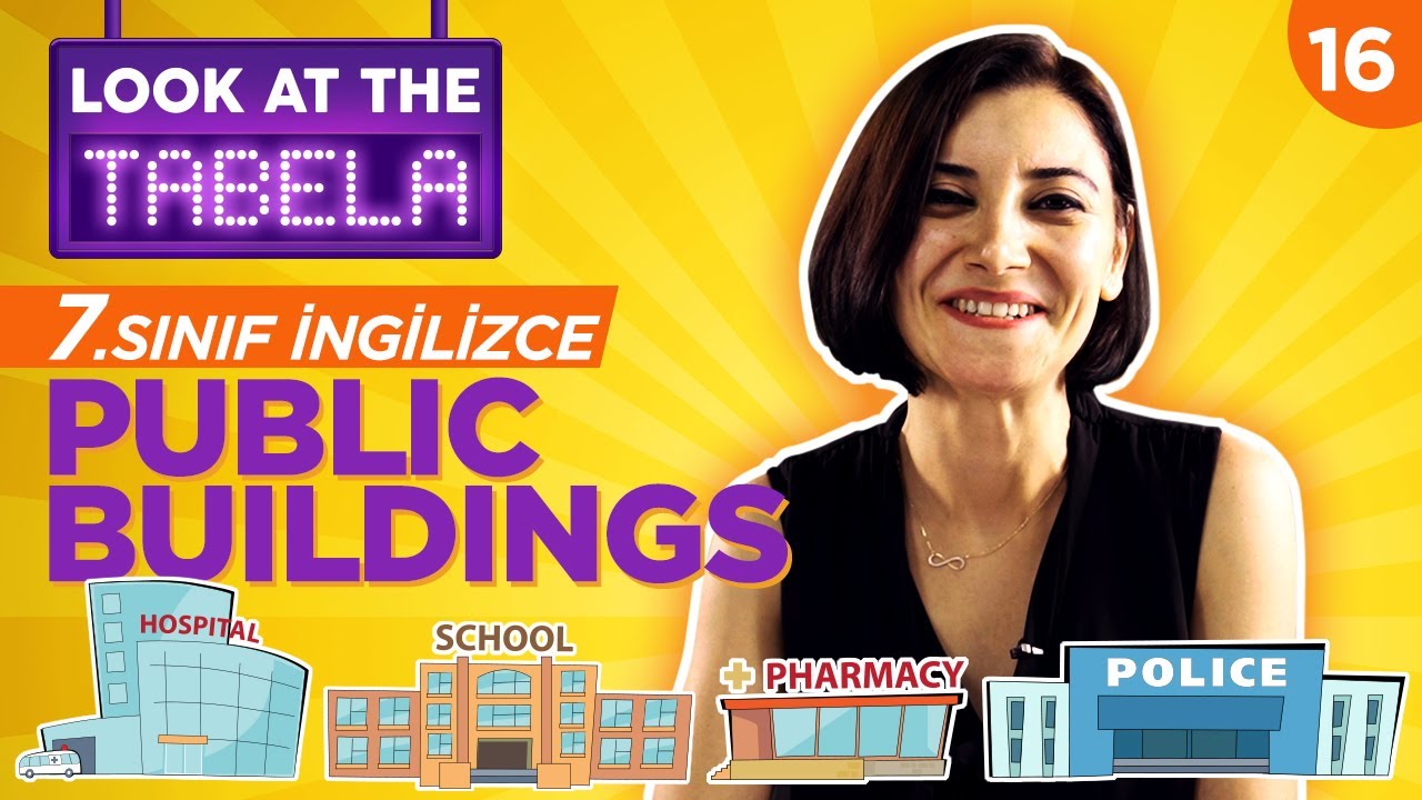 PUBLIC BUILDINGS 🏥🏤🏢 7. Sınıf İngilizce 8. Ünite Konu Anlatımı ve Kelimeleri (2022) #16