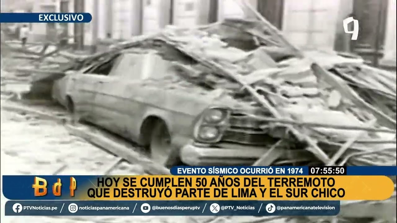¡Recuerda la historia! 50 años del terremoto de 1974 en Lima y el sur chico 🌟