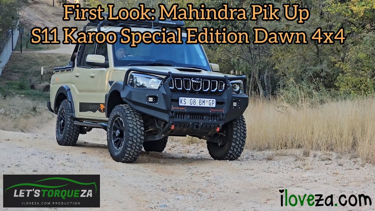 First Look: 2024 Mahindra Karoo Dawn 4x4 #LetsTorqueZA #MotoringFamily #iloveza❤️🇿🇦 #AfterFajrGrind