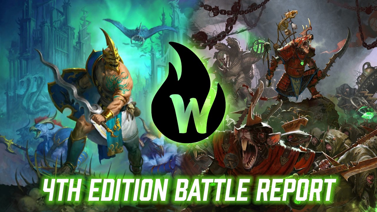 Скейвены против Нового Тзинча — отчёт о битве в Age of Sigmar!