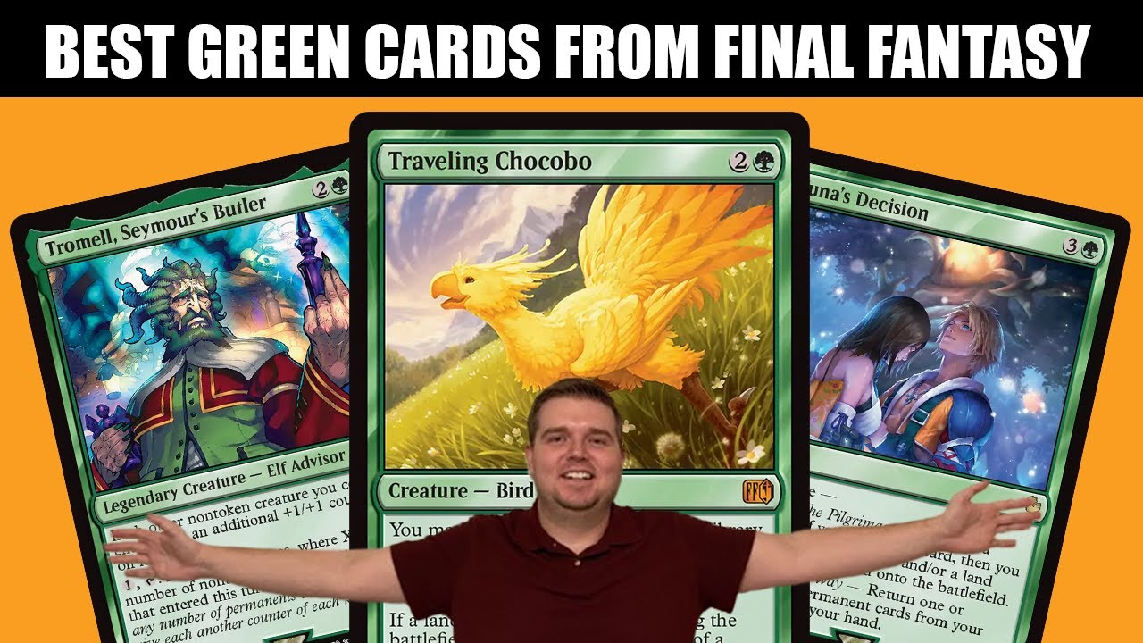 BEST GREEN COMMANDER CARDS FROM FINAL FANTASY! | Set Review