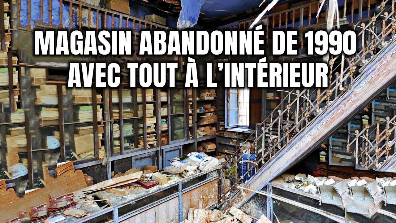 Une boutique abandonnée des années 90 pleine de trésors