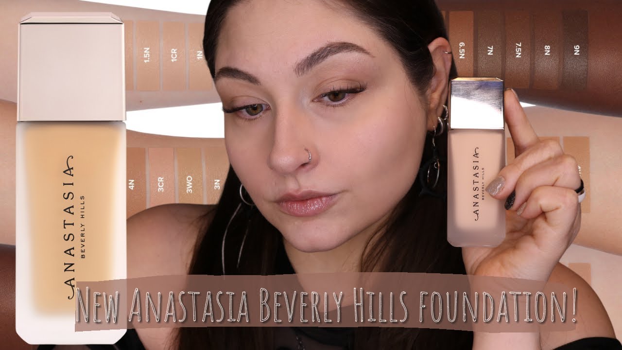 NEW!  Anastasia Beverly Hills foundation Review / Impeccable Blurring Second-Skin Matte Foundation