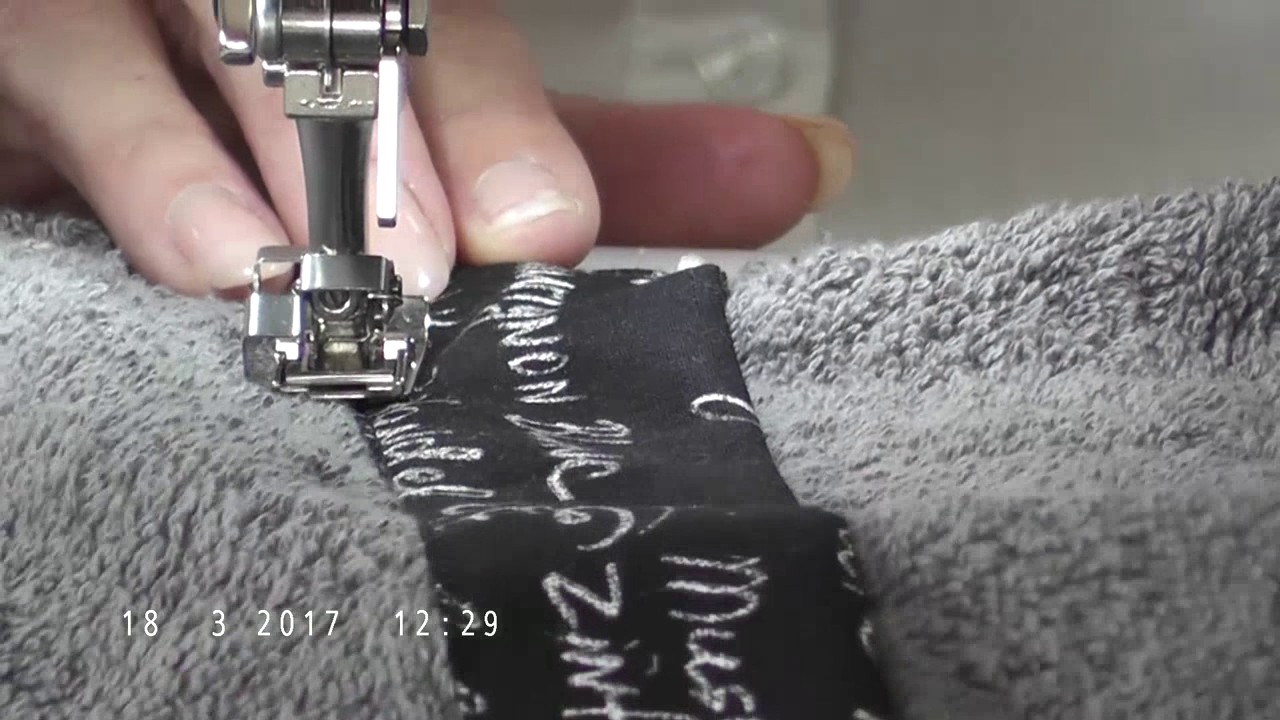 Bernina L460 overlocker.  Bernina Club. Personalise a towel.