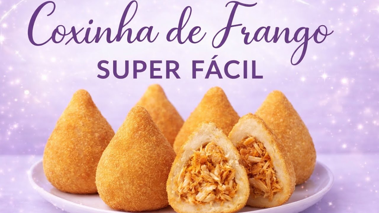 Como Fazer Coxinha de Frango Super Fácil e Deliciosa