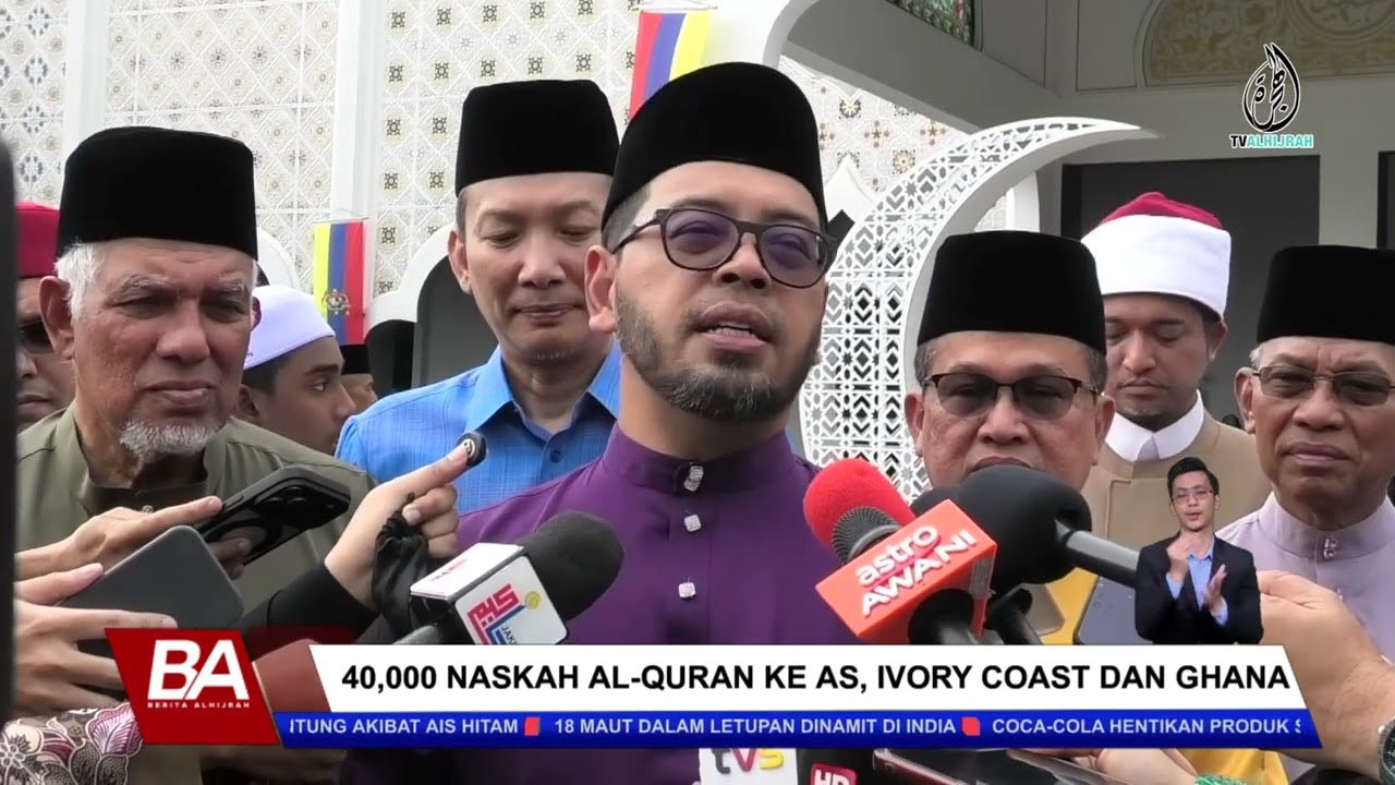 40 RIBU NASKHAH AL-QURAN KE AS, IVORY COAST & GHANA