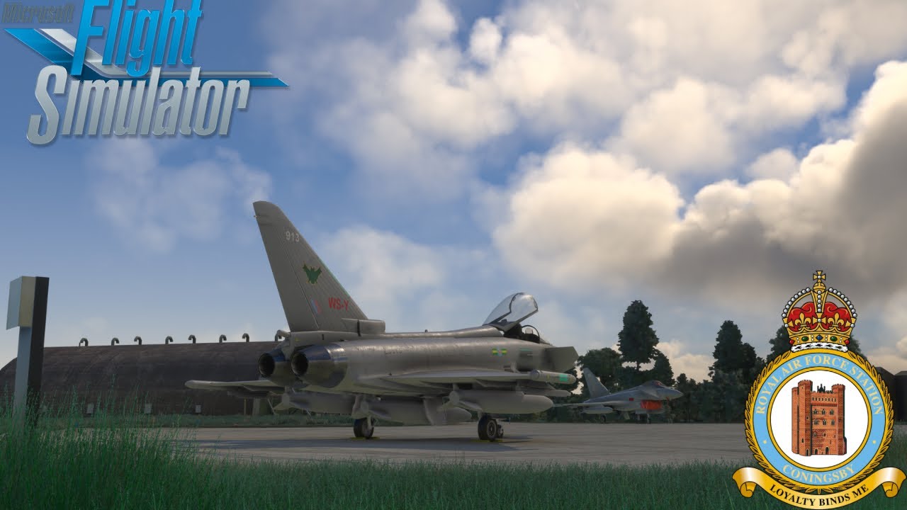 Majestic Views In The Eurofighter Typhoon Routine Flight Around RAF Coningsby Air Base