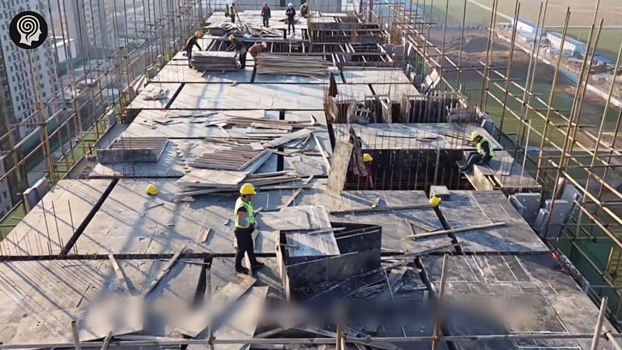 4 Years in 60 Minutes ! Complete High Rise Construction Process (Shear Wall Structure) #01