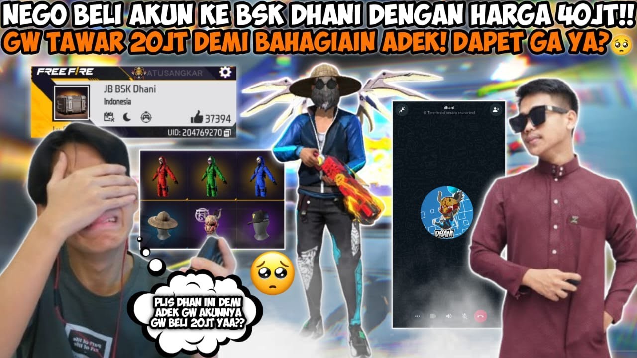 GUA NEGO AKUN SULTAN TAS SAYAP SEASON OLD FULL EVO GUN HARGA 40JT JADI 20JT KE BSK DHANI! NGERI SIH😱