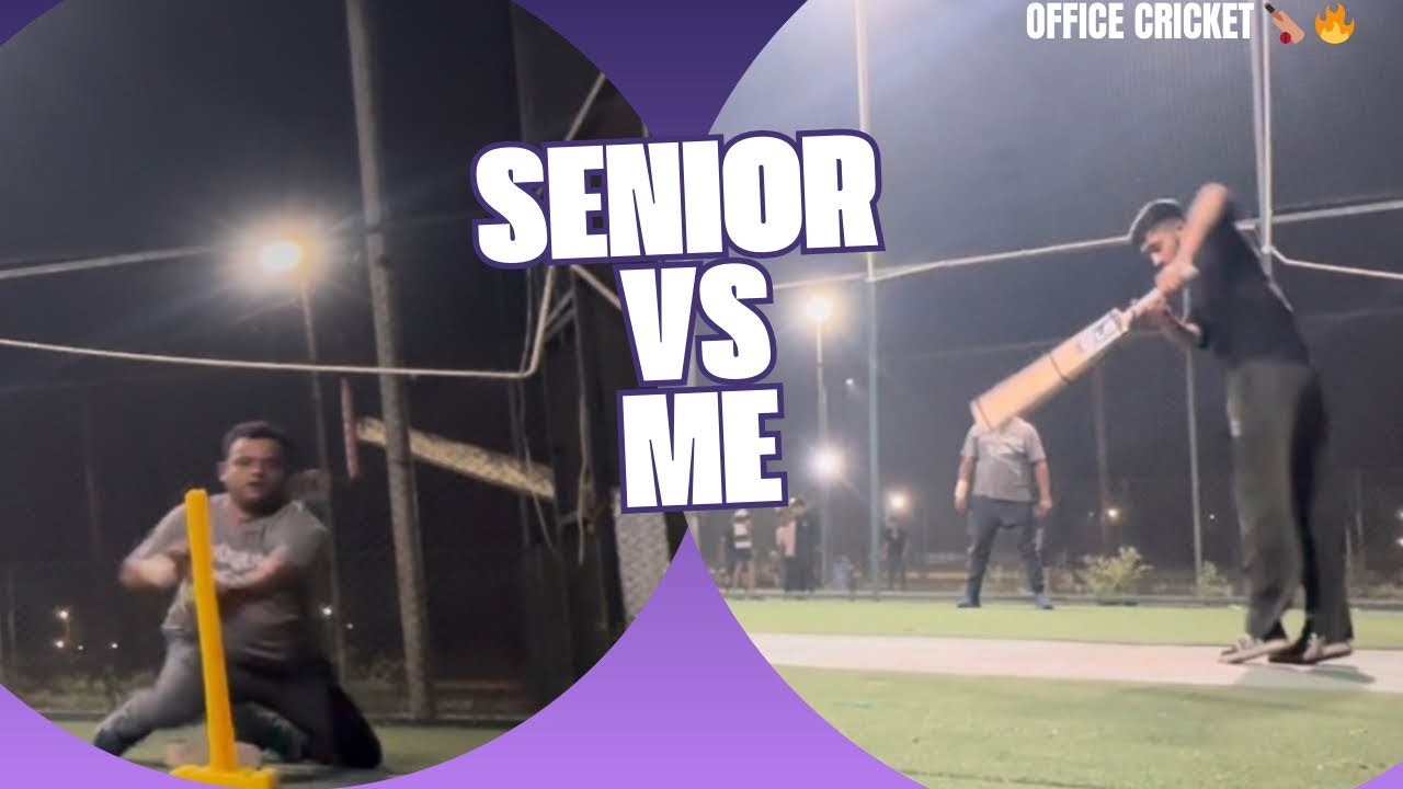 Seniors ke Saamne Batting… Pressure 😳 | Net Cricket Vlog 🏏🔥 #cricket #corporate #india 