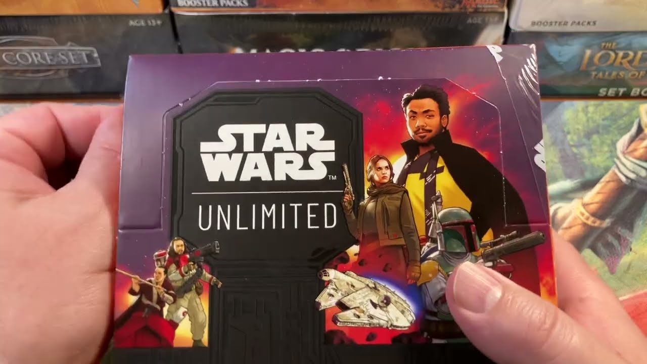 Бустерные коробки лучше? Распаковка набора Star Wars Unlimited 