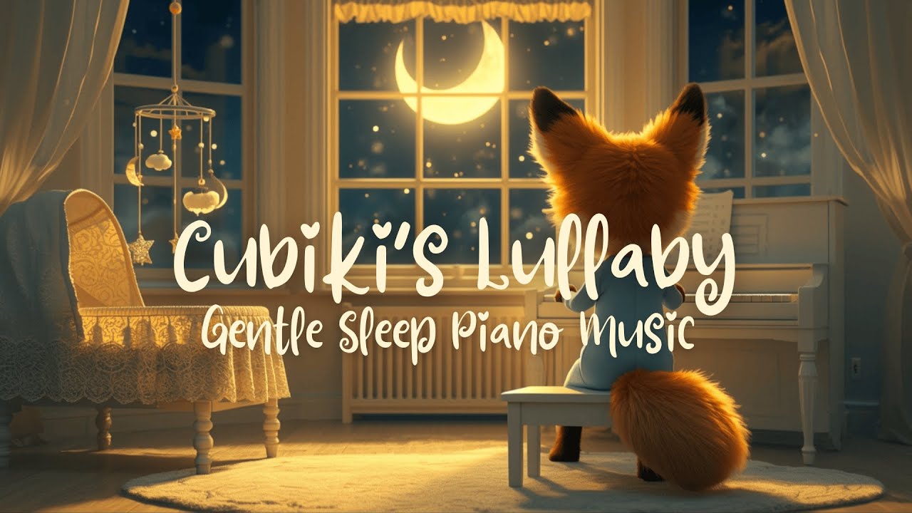 Cubiki’s Lullaby 🌙 | Gentle Sleep Piano Music for Babies & Toddlers