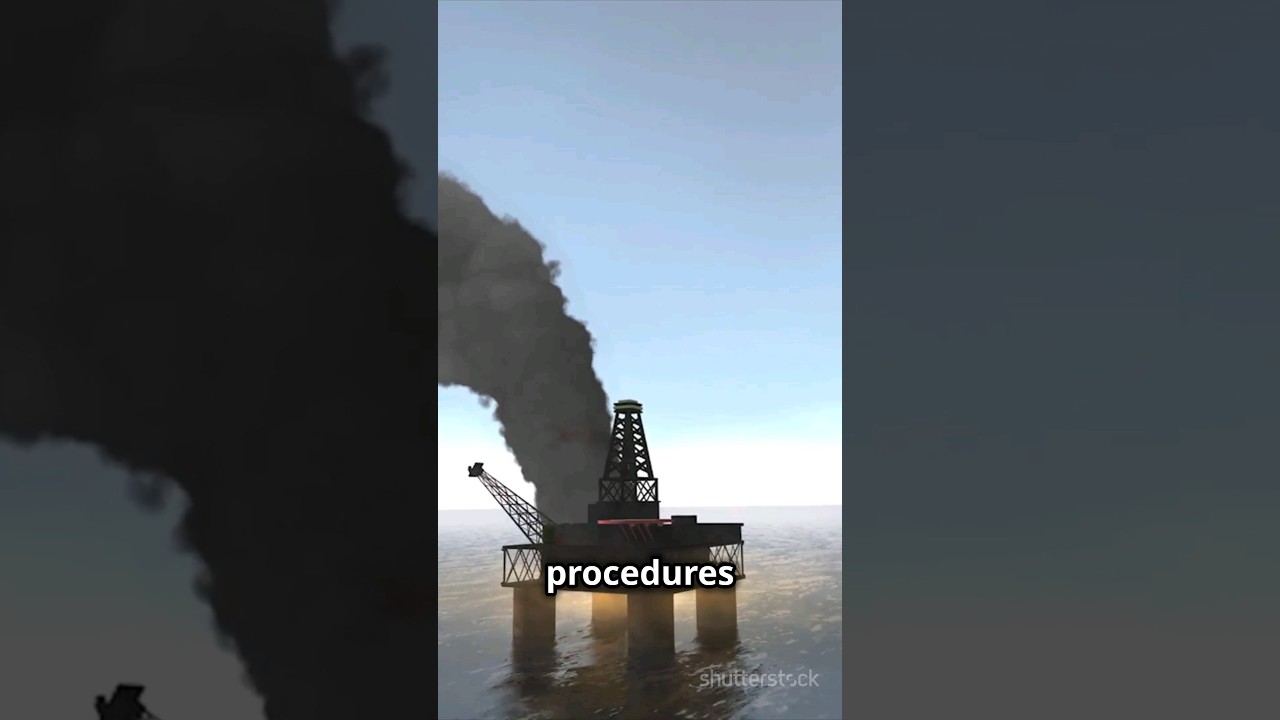 north sea oil rigs evacuation system 😨 #Shorts#oil#diesel#shortfeed #gas#trendingshorts#northsea