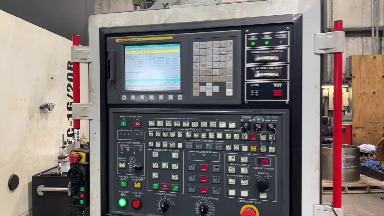 Milling  job on the HNK VTC machine