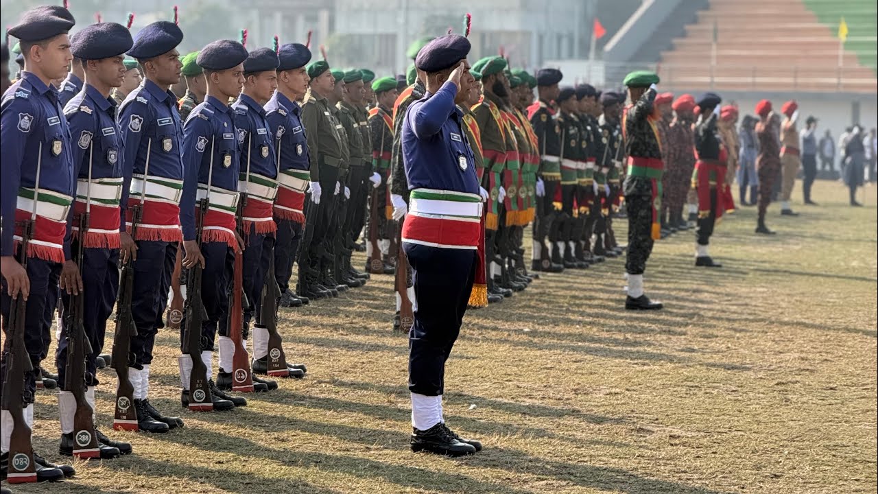 Victory Day parade 2025 (Bijôẏ Dibôs)|| Kushtia Stadium ||